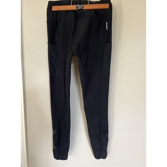 Mondetta‎ Black Athletic Leggings Activewear Workout Side Pocket Mesh Detail - Picture 5 of 7